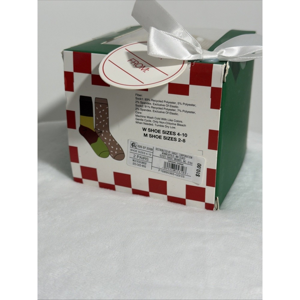 Yes Studio Hamburger Socks One Size Women's Socks